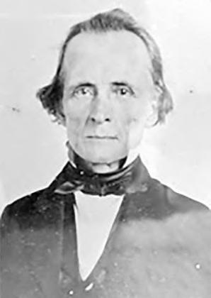 Above: Rev. C. W. Giddings of Table Rock in 1858, six years before he advised Miller his life would be in danger in Pawnee City
