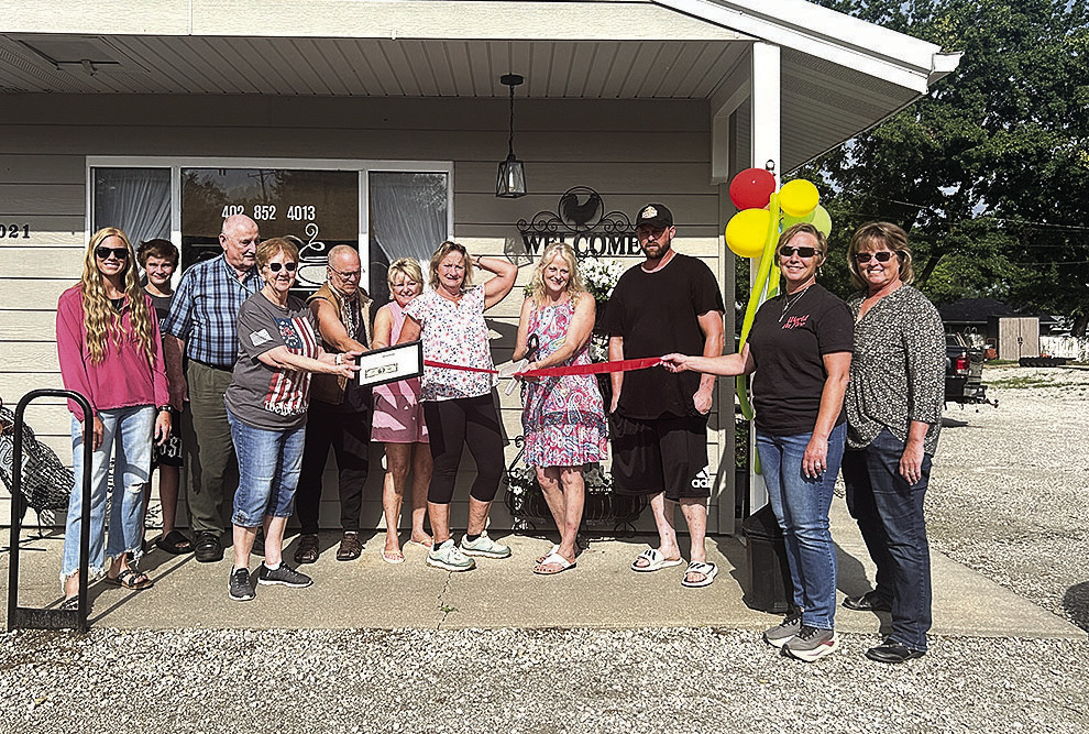 Pawnee Trail Cafe and Motel held a ribbon cutting with the Pawnee City Chamber of Commerce Photo by Ava Meints