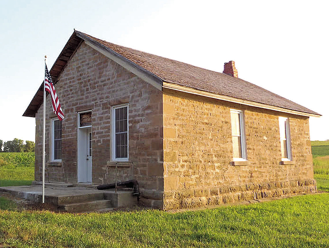 Pleasant Valley Country School in old School District 32, still in fine shape after over 150 years