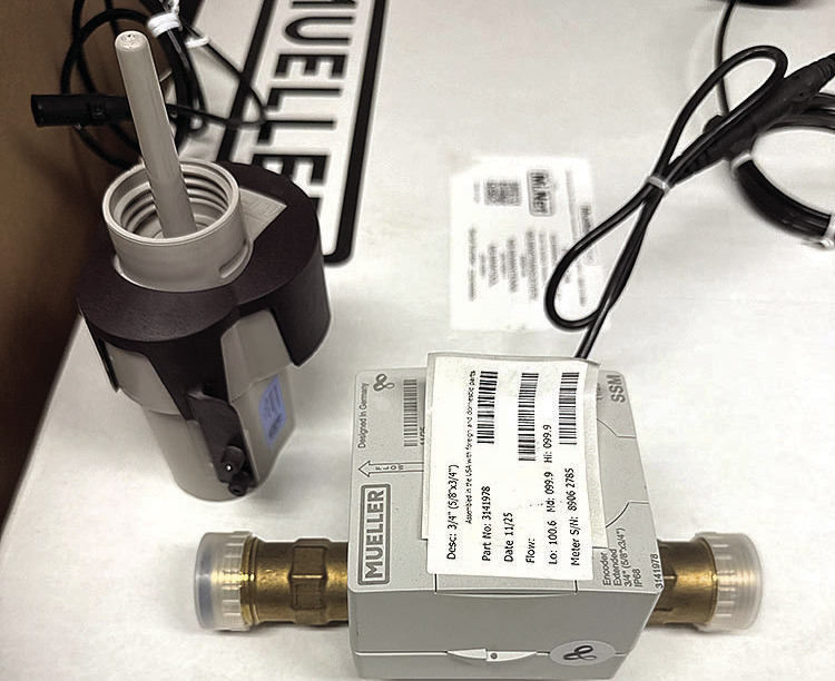 New water meters allow workers to check usage remotely