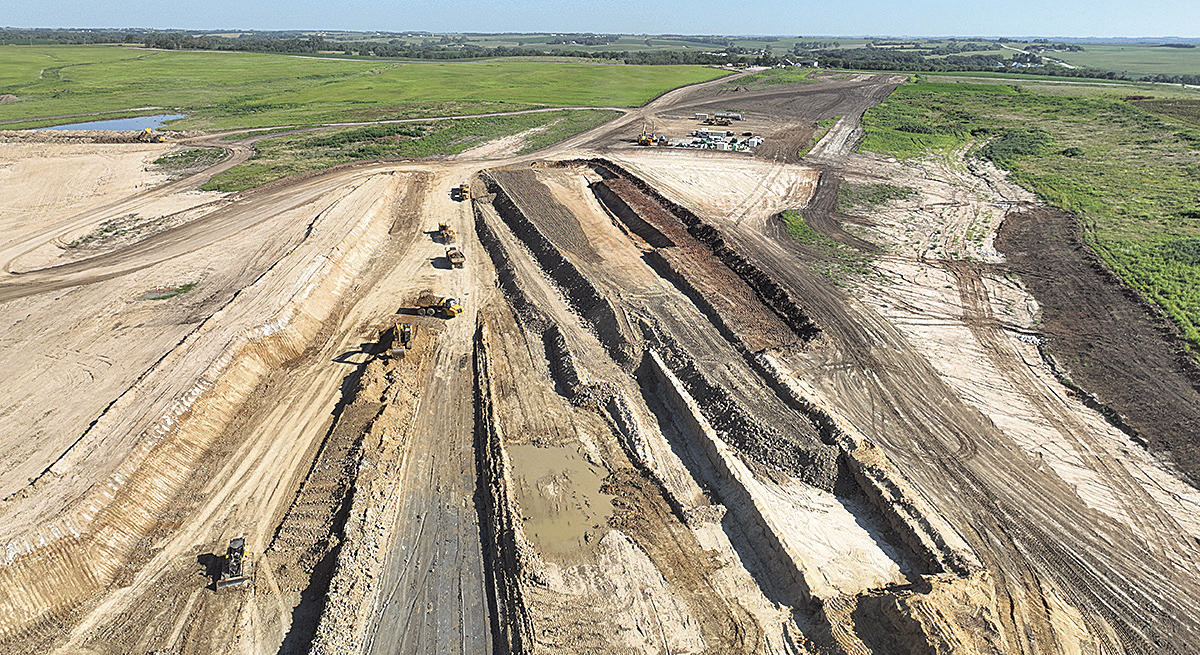 An aerial view of the site of the mine Photo courtesy of NioCorp