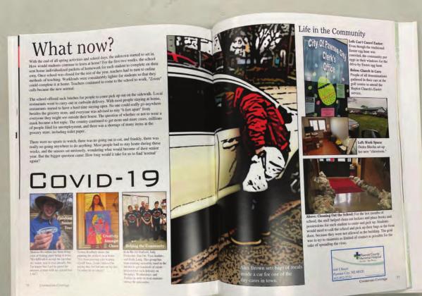 A page of Reyana Tegtmeier’s layout and copy writing. Anne Veleba photo
