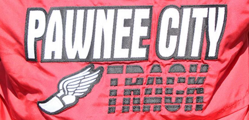 The Pawnee City Track and Field team has new uniforms this season including these warm-ups!