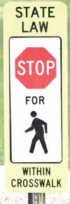 City puts up new crosswalk signs