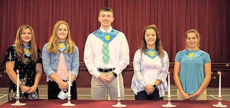 Lewiston Honor Society inductees