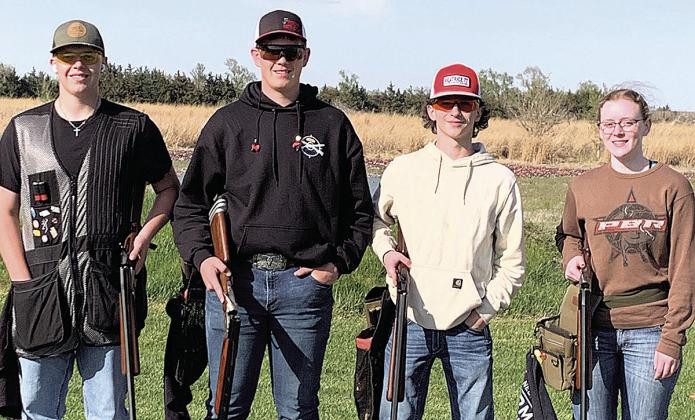 Left to right: Jon Koch - HTRSJoel Strehle -PC Kolbrin Farwell - PC Arielle Lindeen - Axtell KS Photo courtesy of Mary Moser
