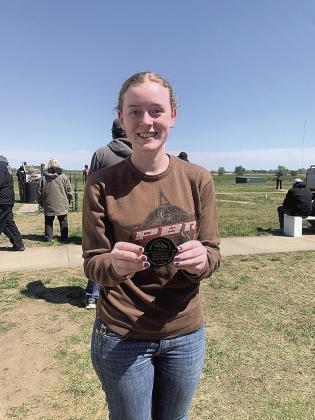 Arielle Lindeen earned Most Improved Senior Female Photo courtesy of Mary Moser