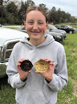 Amelia Stratham earned Most Improved Junior Female Photo courtesy of Mary Moser