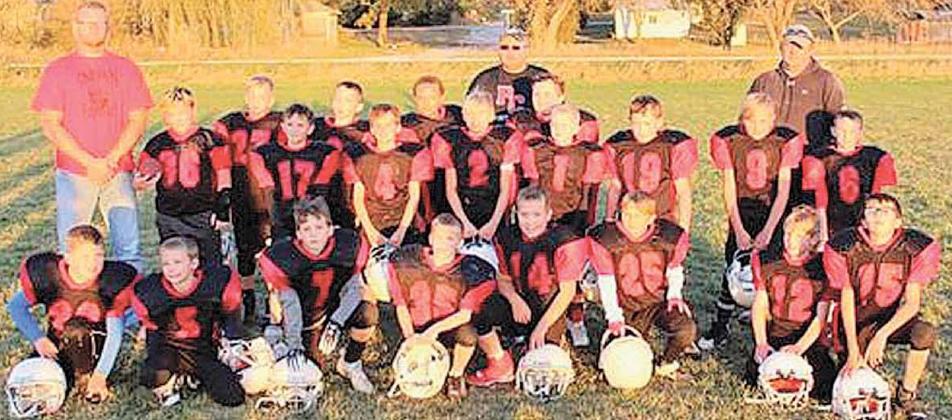 3rd and 4th L – R front row; Corbin Crouse, Dalton Heideman, Liam Glathar, Landon Hays, Lane Johnson, Braxton Eagleburger, Jason Cumley, Easton Neeman; middle row: L-R Teagan Turnbull, Owen Wehrbein, Maverick Glathar, Ryan Plager, Owen Bernadt, Isaac Rottinghaus, Derrick Porter, Kolbrin Farwell; Back Row: Chase Rule, Drake Wilkinson, Saung Bouthavong, Leighton Hickey Coaches L-R Aaron Rule, Jason Porter, Nate Farwell, not pictured Greg Plager and Tyler Johnson.