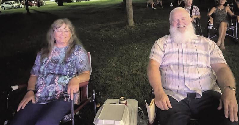 Marvin and Loraine Kohout of Dorchester, Nebraska earned a prize for coming the farthest Photo courtesy of Sharla Sitzman