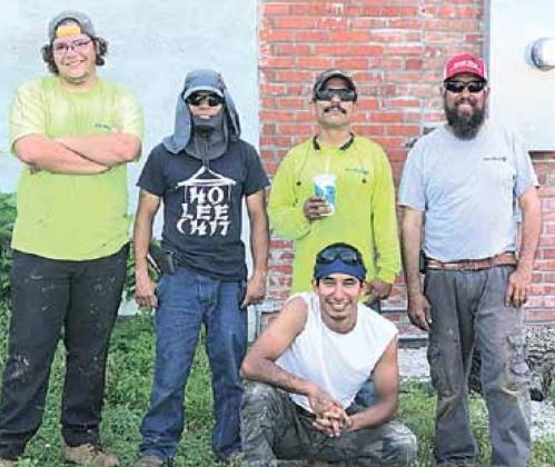 Jacob Green, twins Rigoberto &amp;amp; Alberto Solis, Jose R. Ochoa, and, in front, Jesus Mendez