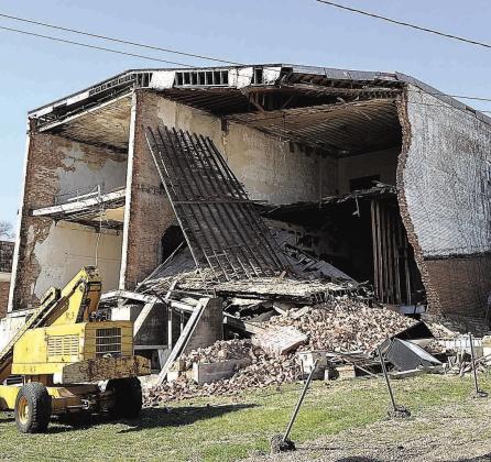 With the wind and rain the wall came tumbling down