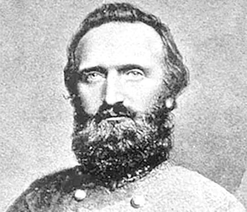 Famous general Thomas “Stonewall” Jackson, who commanded troops including the 23rd Virginia Infantry, with 17-year-iold R. P. Jennings. Jackson was one of Robert E. Lee’s most trusted generals.