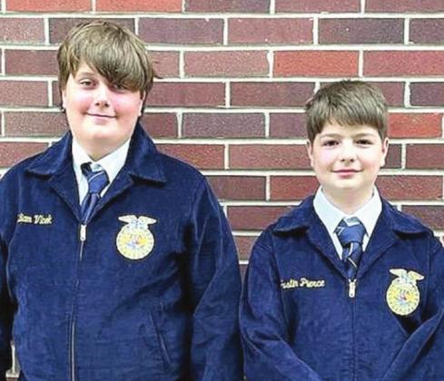 State Agriscience Fair Winners: Hayden Binder, Tyler Tegtmeier
