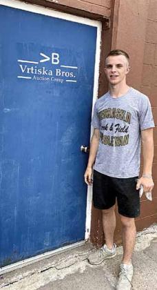 Rudy Vrtiska and his new business. Sharla Sitzman Photo