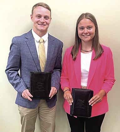 Pict. left to right: Spencer Walahoski and Leah Christen.