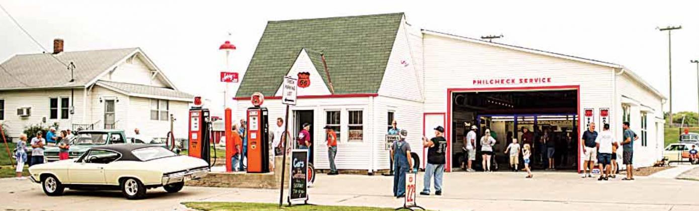 The Cars and Coffee event kicked off public touring of Jerry’s Dream Museum.