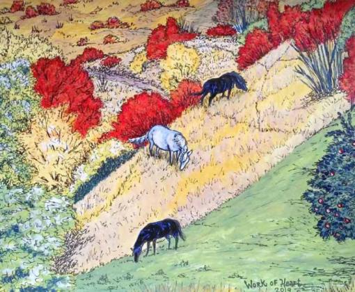 Pawnee County Artist sketches touch the hearts of many