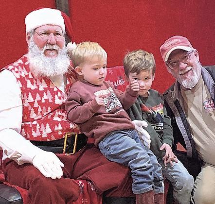 Santa made a visit to Table Rock