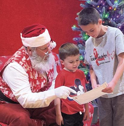 Santa made a visit to Table Rock