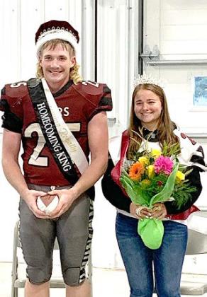 photo by Paula Jasa/Republican 2023 Lewiston Homecoming Royalty - Pictured are King Tristen Ray and Queen Leah Christen. See page 5 for the Lewiston Homecoming football story.