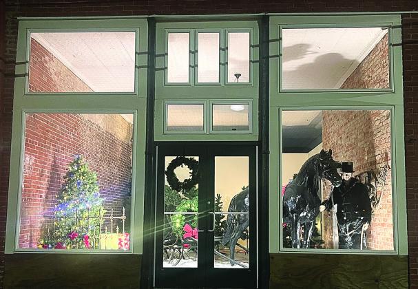 The former American Legion Hall in Table Rock has been renovated with a door and windows similar to the orignal design. The interior space will be used by the Historical Society as a display area and storage