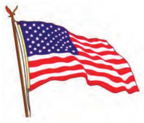 Cemetery flags