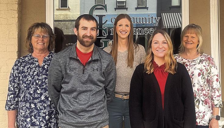 Pictured: Nanette Smith, Connor Barr, Janae Frazee, Shelby Barnes, and Janet Hinrichsen