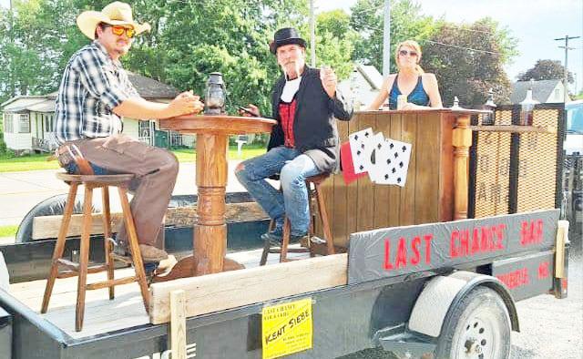 Last Chance Bar and Grille is the 2023 Pawnee County Fair Parade Grand Champion Float