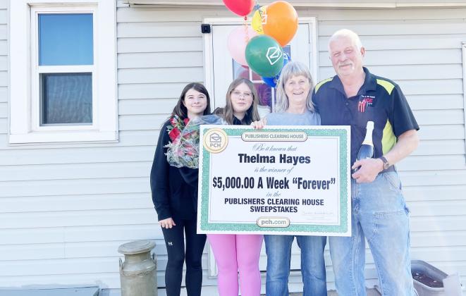 Photo credit to Publishers Clearing House Snooks Hayes receiving her $5,000 A week for “Forever Prize” last week. Thelma has been a part of Publishers Clearinghouse since at least 1996. She has no dramatic changes expected. She is looking forward to helping her family and having peace of mind.