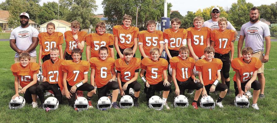 5-6th grade SE NE Tigers Team: (Back) Coach Sam Blankenship, Travis Hall, Shawn Hoffman (Standing) Case Gyhra, Emmett Holliday, Tucker Townsley, Hank Glathar, Cooper Hunzeker, Dane Lambrecht, Jaxton Ferris, Timothy Hoffman (Kneeling) Ryan Rogers, Chase Stutheit, Alexander Hall, Samuel Rauner, Bentley Fisher, Layne Plager, Rhett Johnson, William Shupp, Charlie Arnold