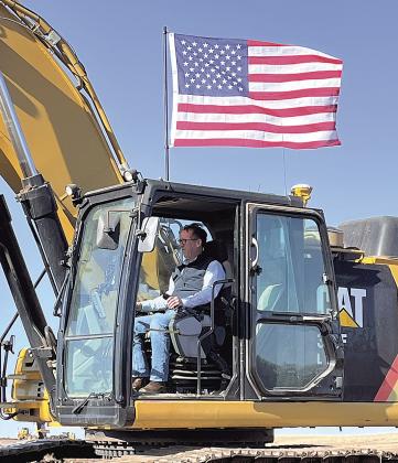 Congressman Adrian Smith breaks ground in style at NioCorp's Elk Creek location