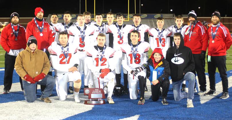CLASS D6 STATE FOOOTBALL RUNNER-UP –