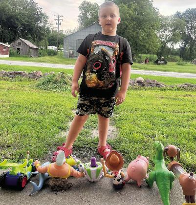 Photo Courtesy of Michelle Wenzl Charlie N. says goodbye to his friends before he heads off to Kindergarten at Pawnee City Public School! Have a great school year Charlie!!
