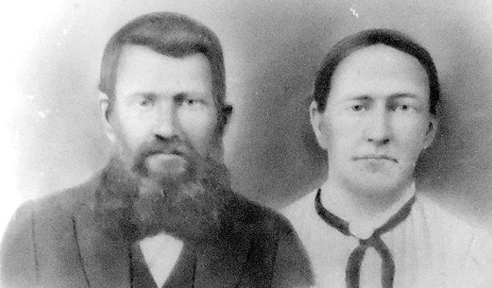 Above: Jan &amp;amp; Marie Skalak Petrasek. She was in the barn when Frank James arrived and pulled a gun on her husband. James backed down after Jan told him she was an expert shot and could and would shoot him in the head.