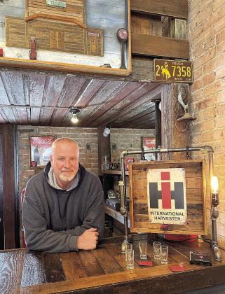 Before he even began creating art in Pawnee City Tim Mawhiney took an empty building on G Street and brought it back to life. What was once A Cut Above Hair Dresser, on the north side and Hoffman Insurance on the south side is now a beautiful setting for displaying his art work.
