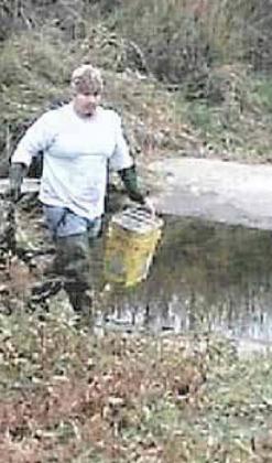 Justin Morehead out trapping