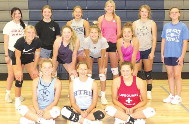 Members of the 2021 HTRS Volleyball team