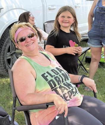 Tammy Curtis, all smiles from a great day with granddaughter Chelsea May
