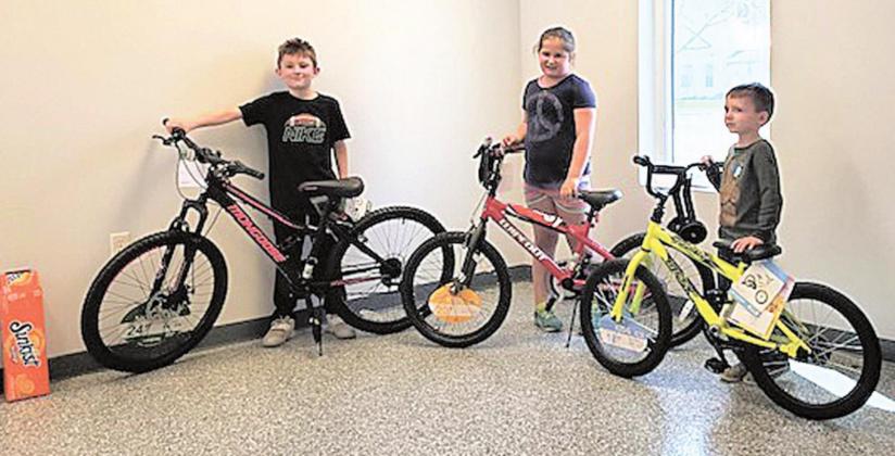Winners of the DuBois bikes