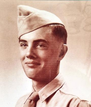 Kenneth Eichenberger as a young man in uniform during WWII