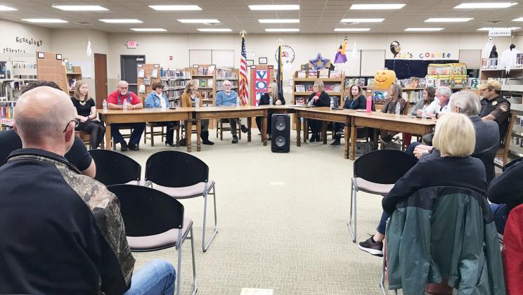 Pawnee City Public Library held a Meet and Greet for Local Candidates!
