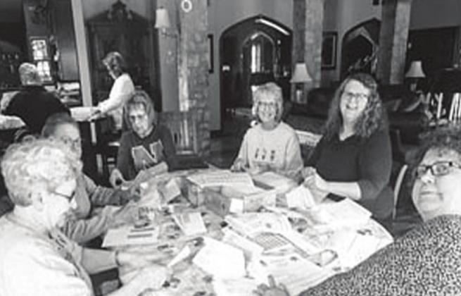 Janice Oehm, Jackie Flider, Jan Buchholz, Karen Wenzbauer, Suzanne Ellis, and Sherry Winkinhofer.