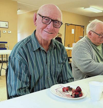 Ray Daniel went with the fresh fruit for his French toast