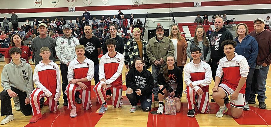 The Pawnee City Basketball teams held their Parent’s/Senior Night on Tuesday, January 16th against the HTRS Titans. See pages 5-6 for all of the details.