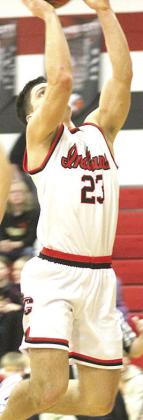 P.C.’s Anthony Kling (#23) glides in for a layup. Paula Jasa/Republican