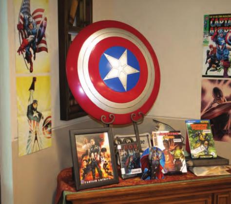 Come see Captain America’s shield.