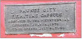 The Pawnee City FFA Time Capsule will be opened at a ceremony at 10 am on July 4