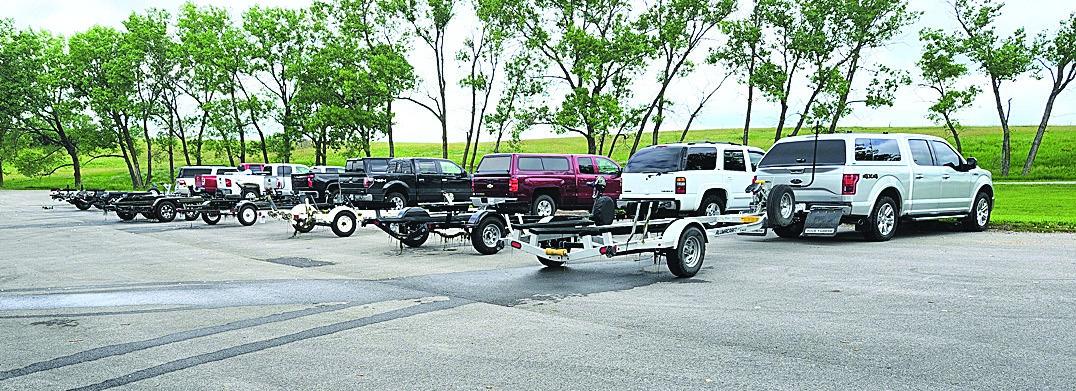 Just looking at the parking lot at Burchard Lake on Saturday you could tell it must have be a good day to go fishing. Jake Dixon, from Lincon, was fishing off the bank near the fishing dock and he said he caught 3 Bass. Edwin and Amanda Miller and their two children were launching their boat with their two children Amanda and Brandon on board. The Millers are from Wymore and have just moved here from Colorado.