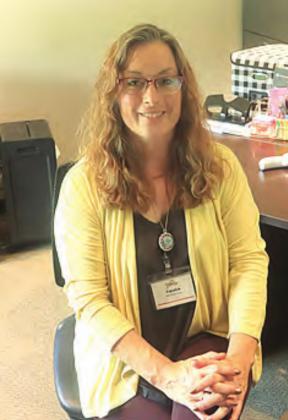 Ray Kappel/Republican Caralyn Friedly in her new office at PCAL.
